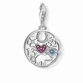 Thomas Sabo Charm Club Sterling Silver Fortune Symbols Charm D