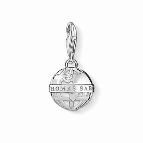 Thomas Sabo Charm Club Sterling Silver Globe Charm D