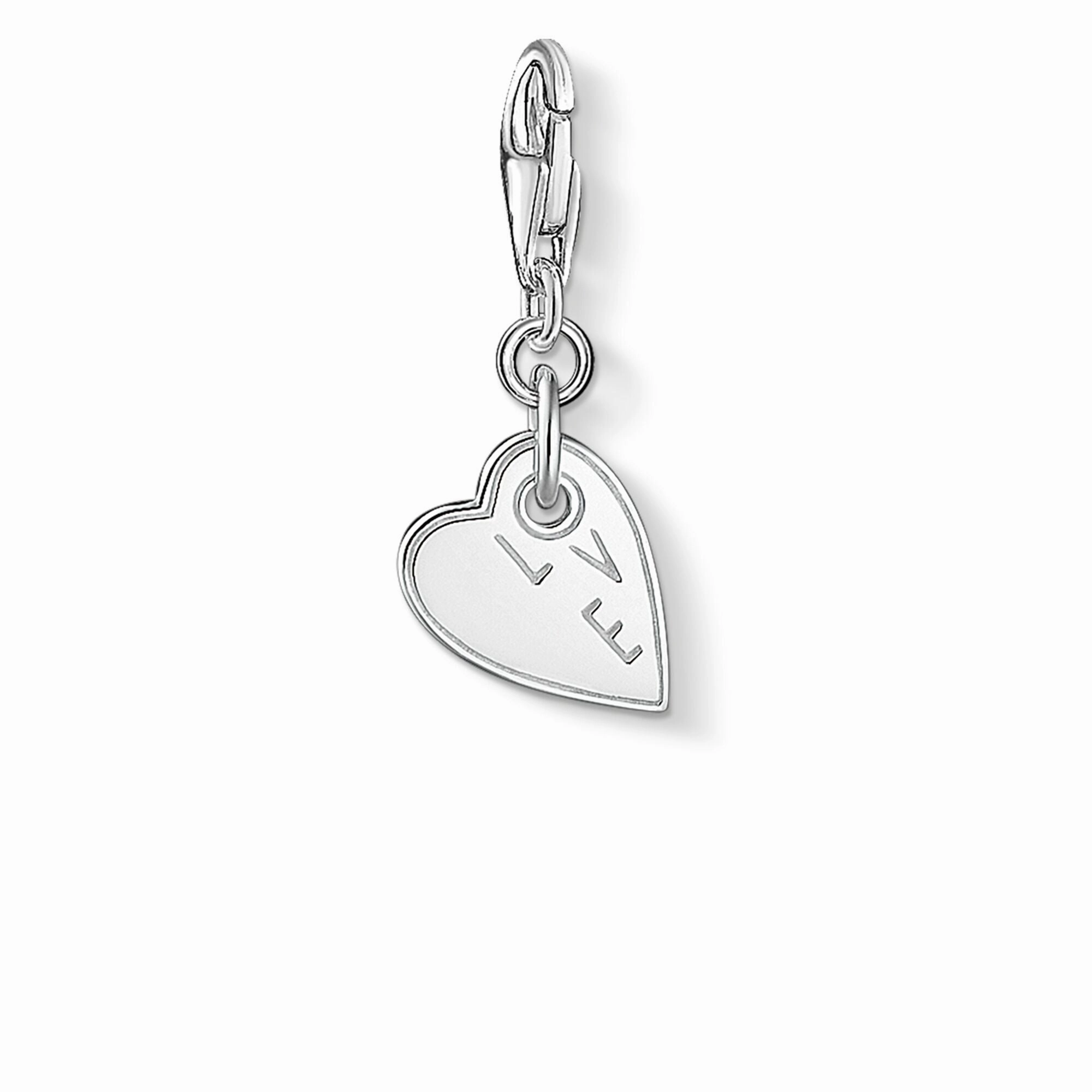 Thomas Sabo Charm Club Sterling Silver Heart Love Charm