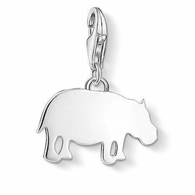 Thomas Sabo Charm Club Sterling Silver Hippopotamus Charm D