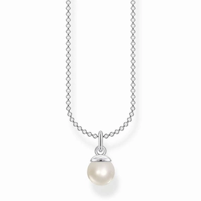 Thomas Sabo Charm Club Sterling Silver Pearl Necklace
