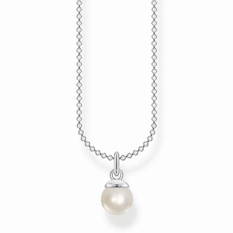 Thomas Sabo Charm Club Sterling Silver Pearl Necklace
