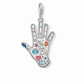 Thomas Sabo Charm Club Sterling Silver Vintage Hand Charm Pendant