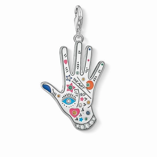 Thomas Sabo Charm Club Sterling Silver Vintage Hand Charm Pendant