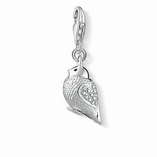 Thomas Sabo Charm Club Sterling Silver Zirconia Enamel Bird Charm D