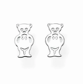 Thomas Sabo Earrings Glam & Soul Ear Studs Teddybear Silver D