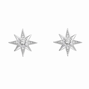 Thomas Sabo Glam & Soul Sterling Silver CZ Magic Stars Earrings