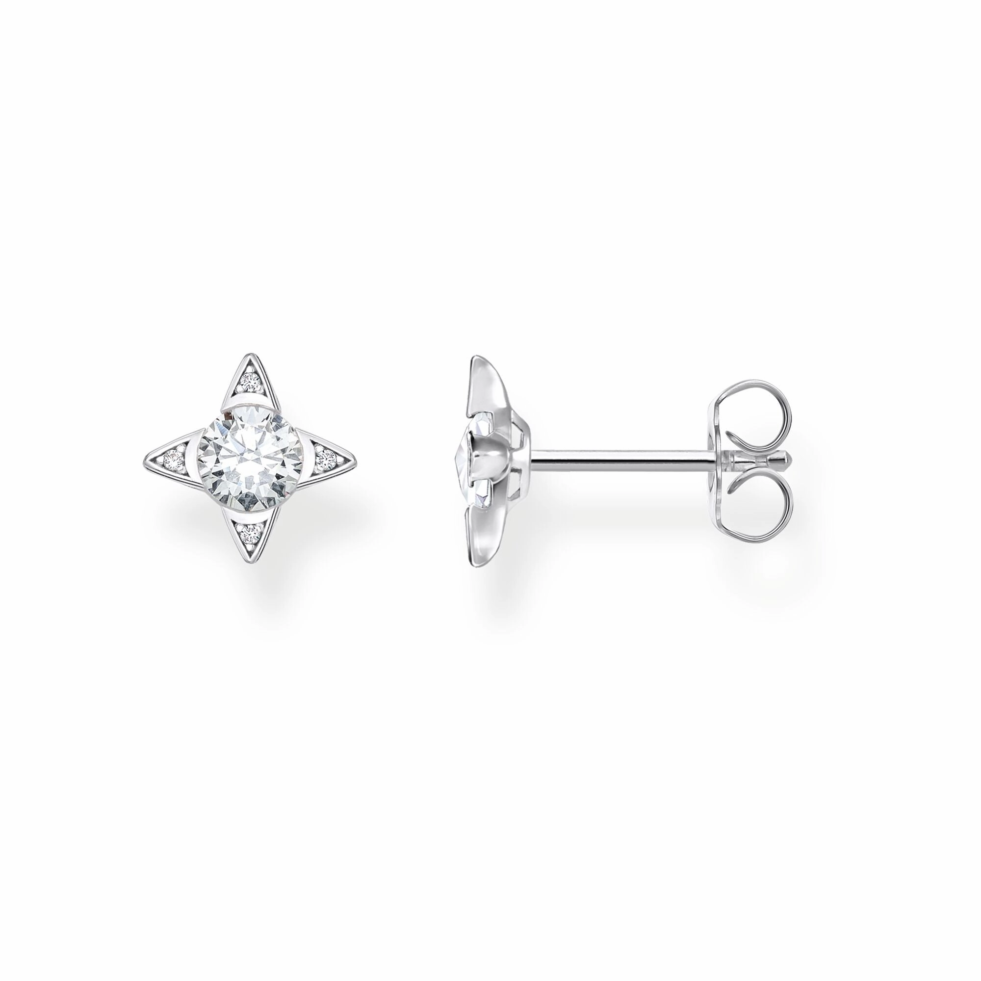 Thomas Sabo Glam & Soul Sterling Silver CZ White Magic Stud Earrings