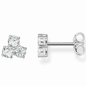 Thomas Sabo Glam And Soul Sterling Silver White Zirconia Stud Earrings