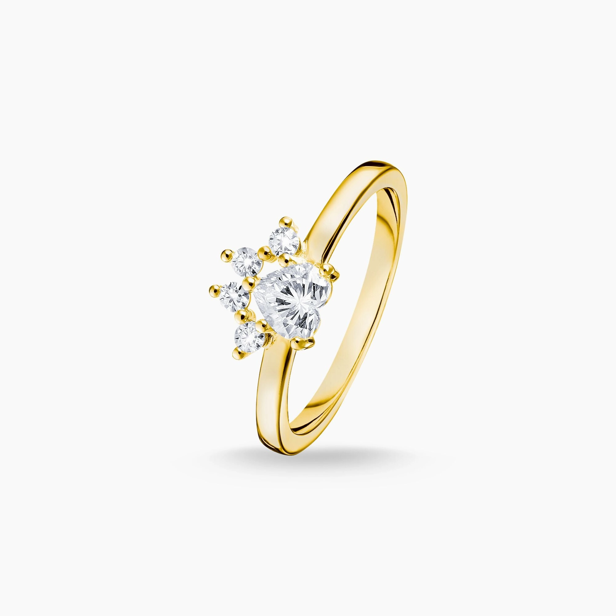 Thomas Sabo Gold Cat Paw Ring