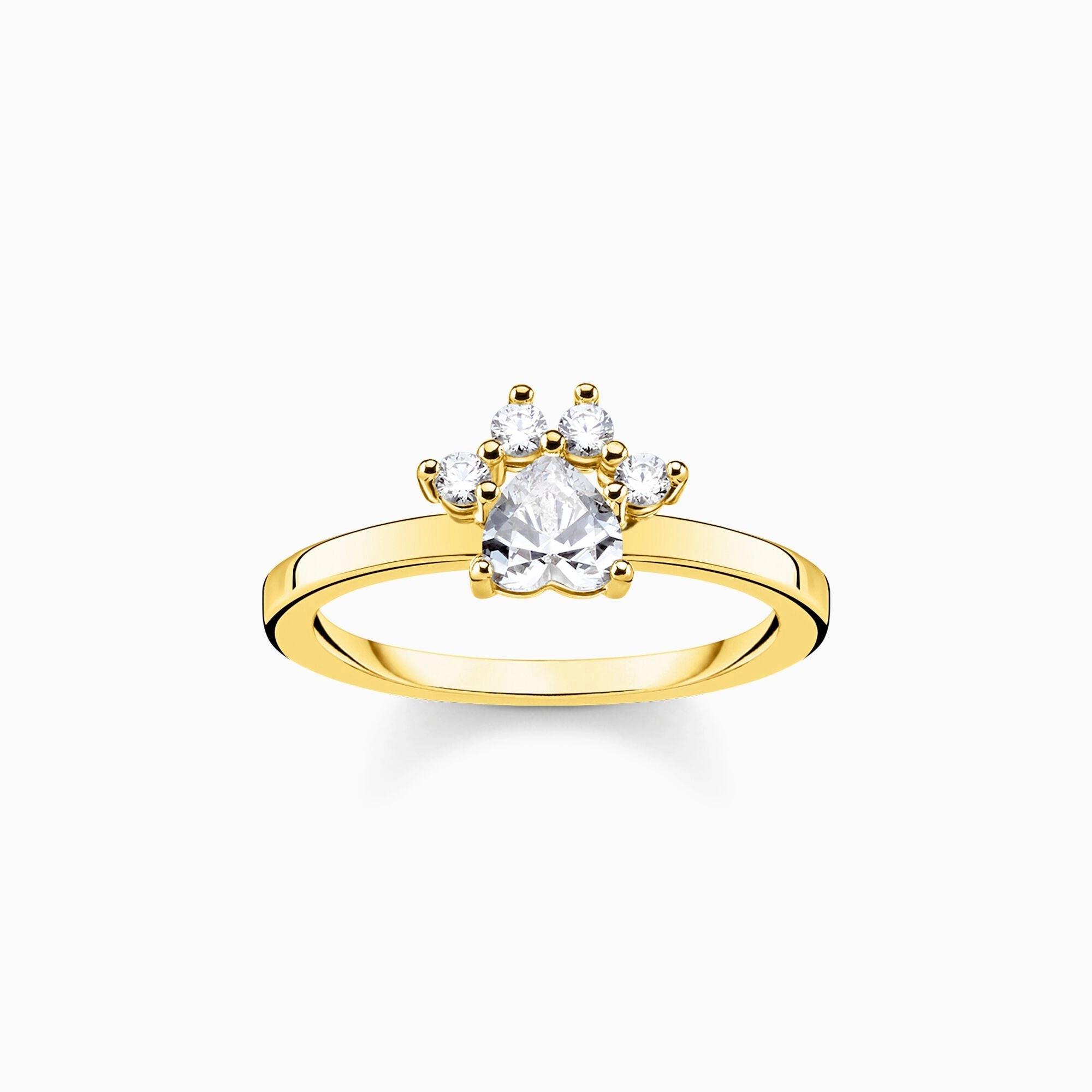 Thomas Sabo Gold Cat Paw Ring
