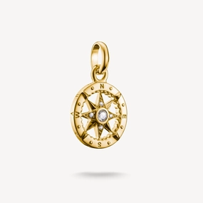 Thomas Sabo Gold Plated Compass Connect Charm