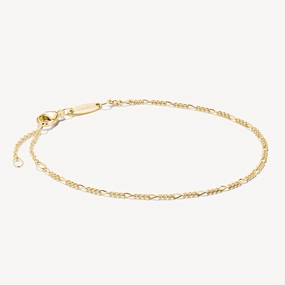 Thomas Sabo Gold Plated Figaro Bracelet