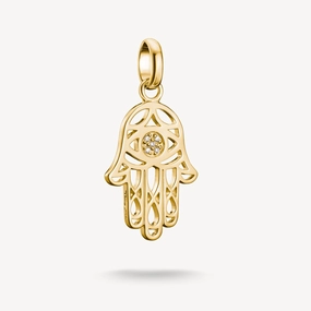 Thomas Sabo Gold Plated Hamsa Connect Charm