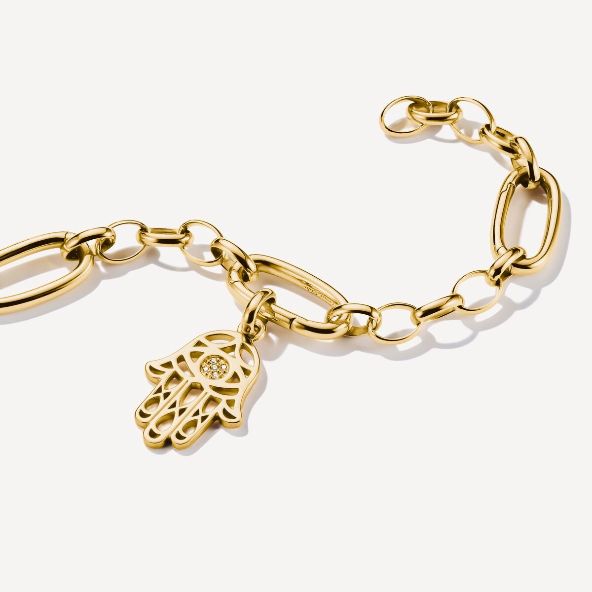 Thomas Sabo Gold Plated Hamsa Connect Charm