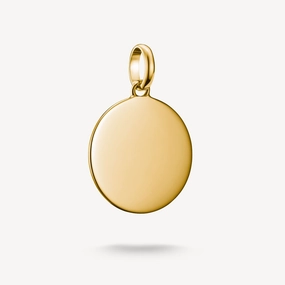 Thomas Sabo Gold Plated Large Coin Connect Charm