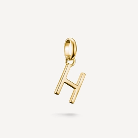 Thomas Sabo Gold Plated Letter H Connect Charm