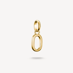 Thomas Sabo Gold Plated Letter O Connect Charm