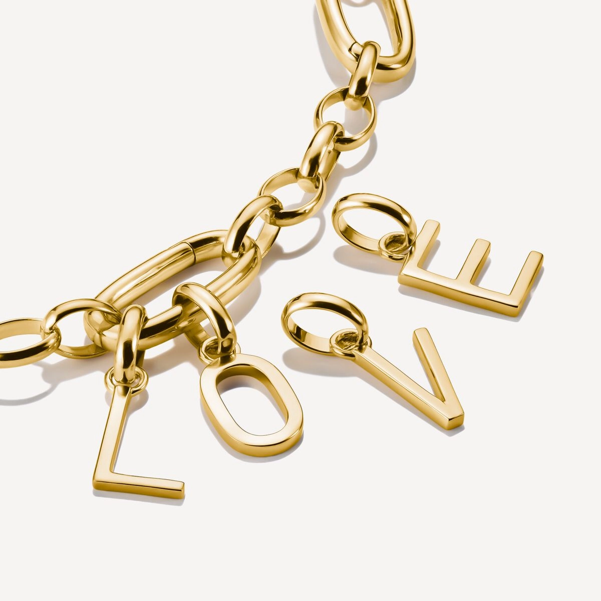 Thomas Sabo Gold Plated Letter O Connect Charm