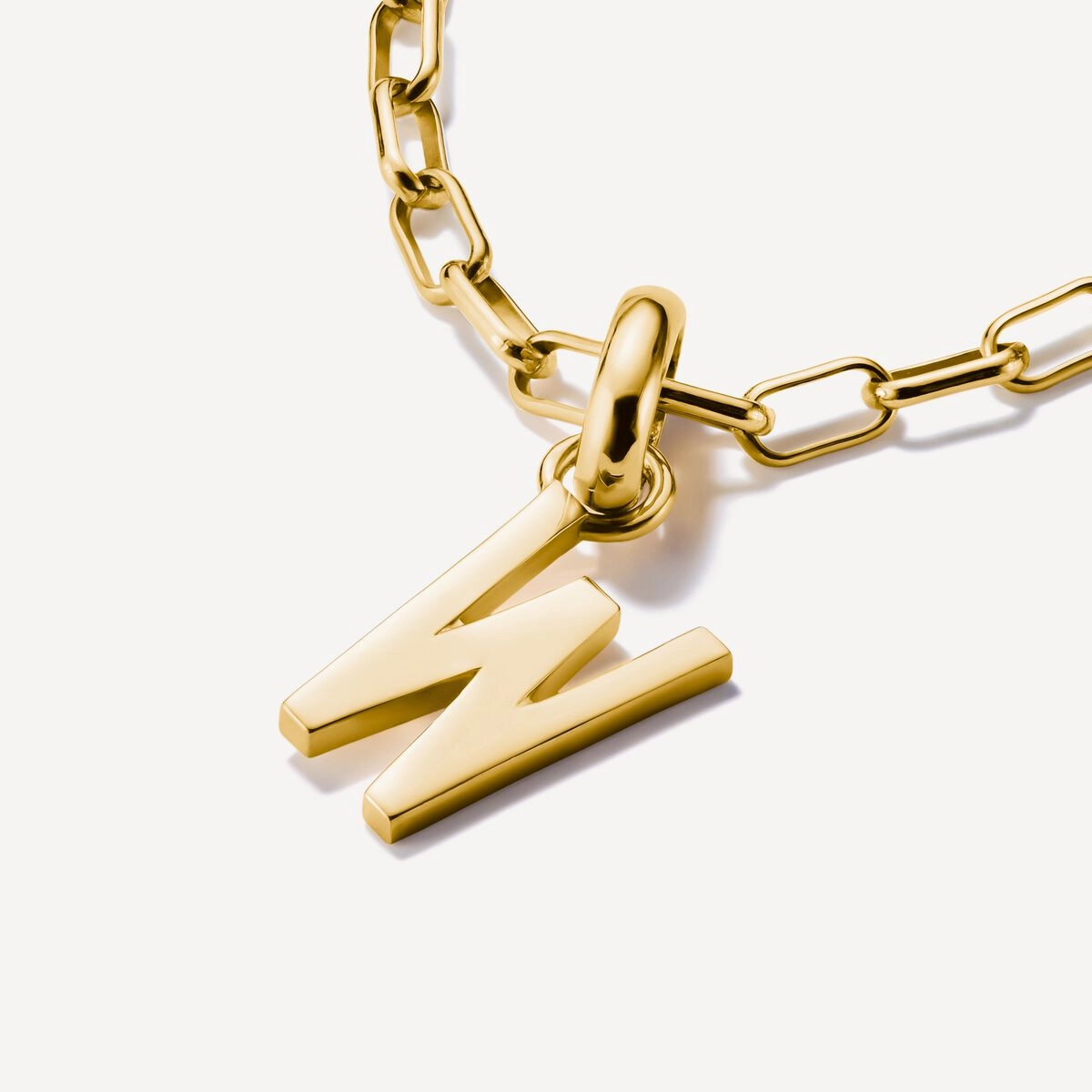 Thomas Sabo Gold Plated Letter W Connect Charm