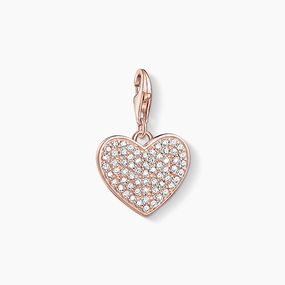 Thomas Sabo Heart Pav Pendant Charm