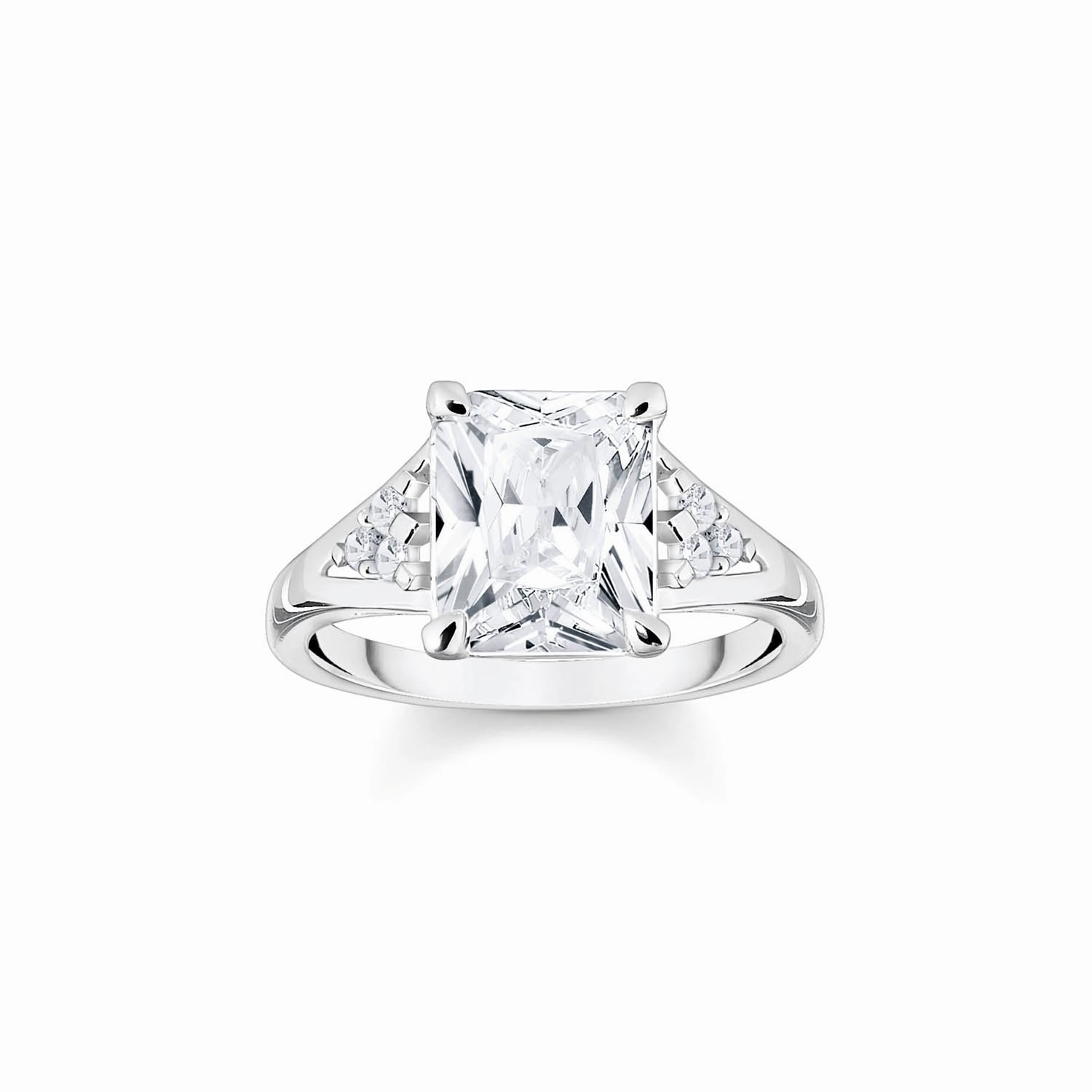 Thomas Sabo Heritage Sterling Silver CZ Cocktail Ring