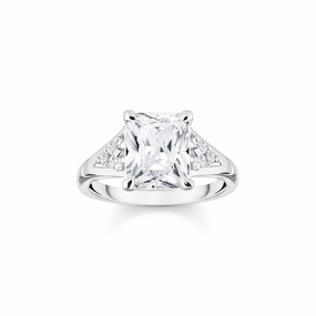 Thomas Sabo Heritage Sterling Silver CZ Cocktail Ring