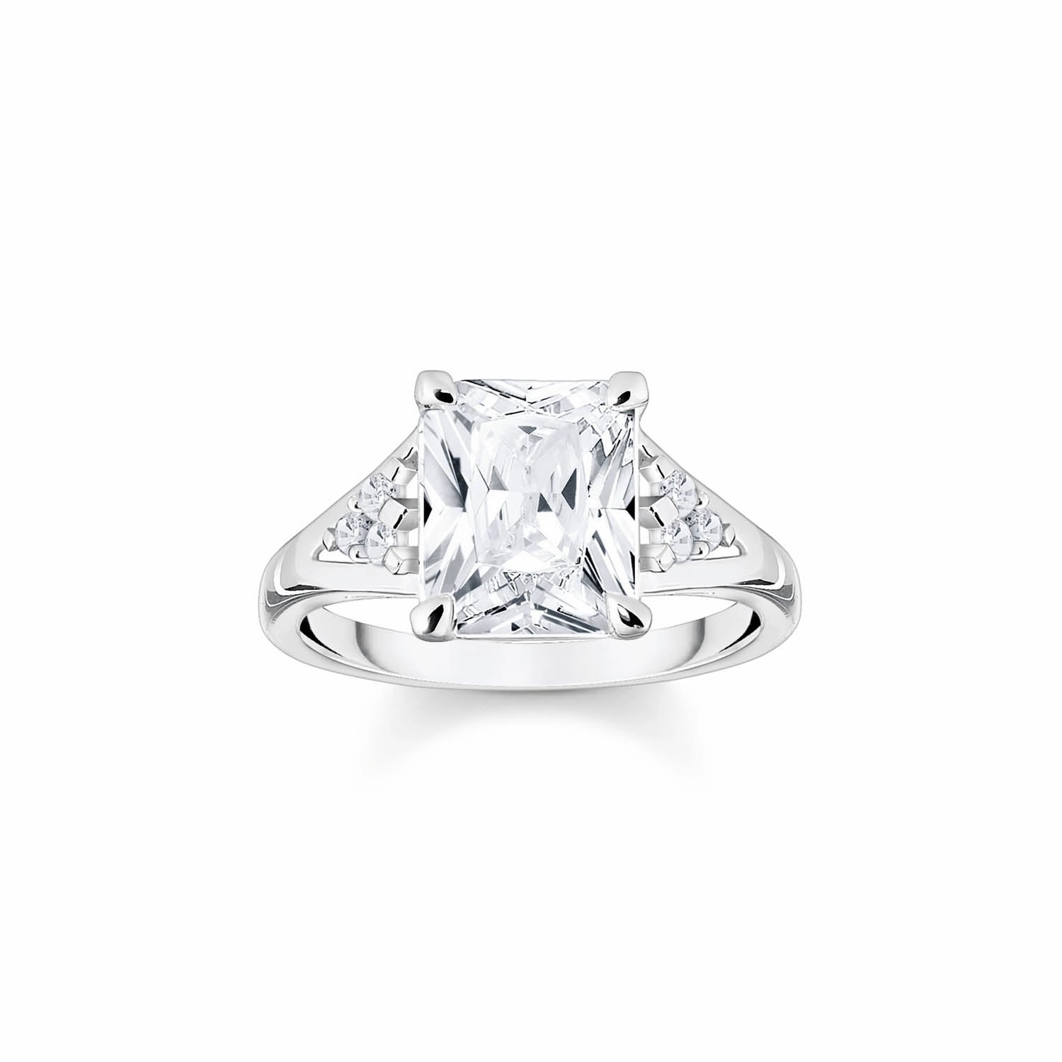 Thomas Sabo Heritage Sterling Silver CZ Cocktail Ring