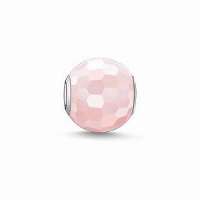 Thomas Sabo Karma Bead Sterling Silver Rose Quartz Charm D