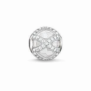 Thomas Sabo Karma Beads Sterling Silver Milky Quartz Zirconia Maharani Charm D