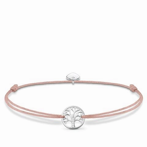 Thomas Sabo Little Secrets Sterling Silver Pink Tree of Life Bracelet