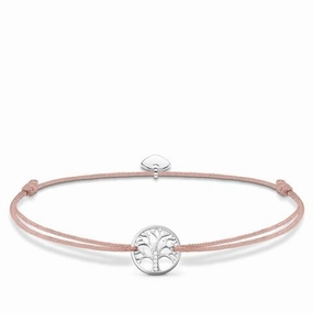 Thomas Sabo Little Secrets Sterling Silver Pink Tree of Life Bracelet