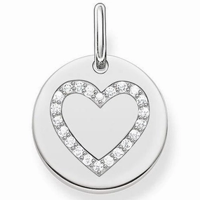 Thomas Sabo Love Bridge Cubic Zirconia Heart Love Coin
