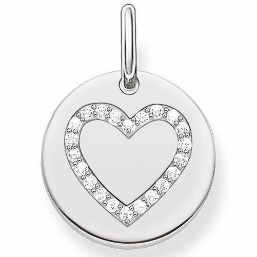 Thomas Sabo Love Bridge Cubic Zirconia Heart Love Coin