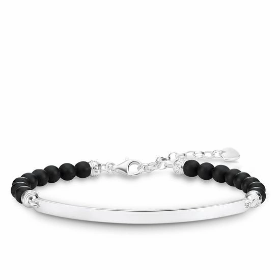 Thomas Sabo Love Bridge Matt Obsidian Bracelet