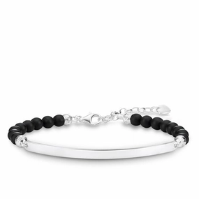 Thomas Sabo Love Bridge Matt Obsidian Bracelet