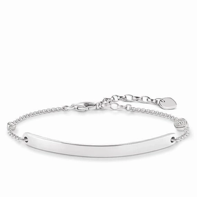 Thomas Sabo Love Bridge Sterling Silver White Zirconia Nazars Eye Bracelet D