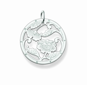 Thomas Sabo Pendant Sterling Silver Special Addition Letter M 18k Rose Gold Plated D
