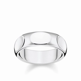 Thomas Sabo Rebel at Heart Sterling Silver Minimalist Ring