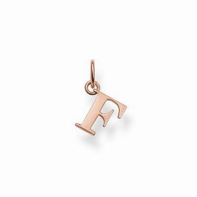 Thomas Sabo Rose Gold Letter F Pendant D