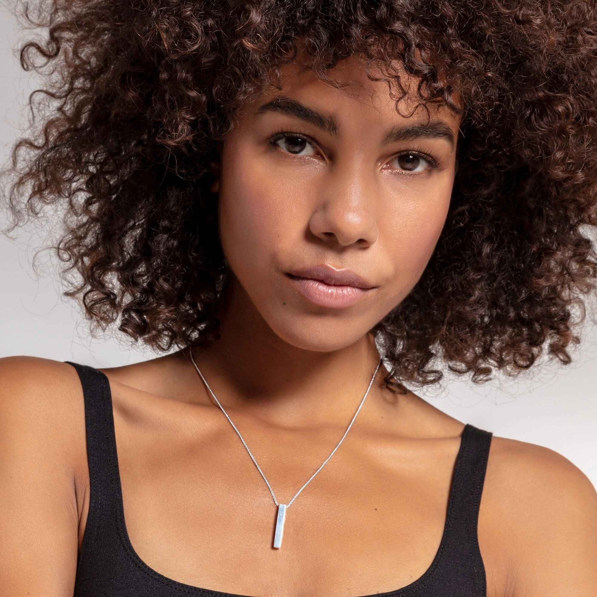 Thomas Sabo Silver Cuboid Necklace