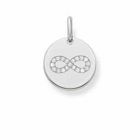 Thomas Sabo Silver Infinity Disc Pendant Charm
