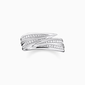 Thomas Sabo Silver Leaves Ring