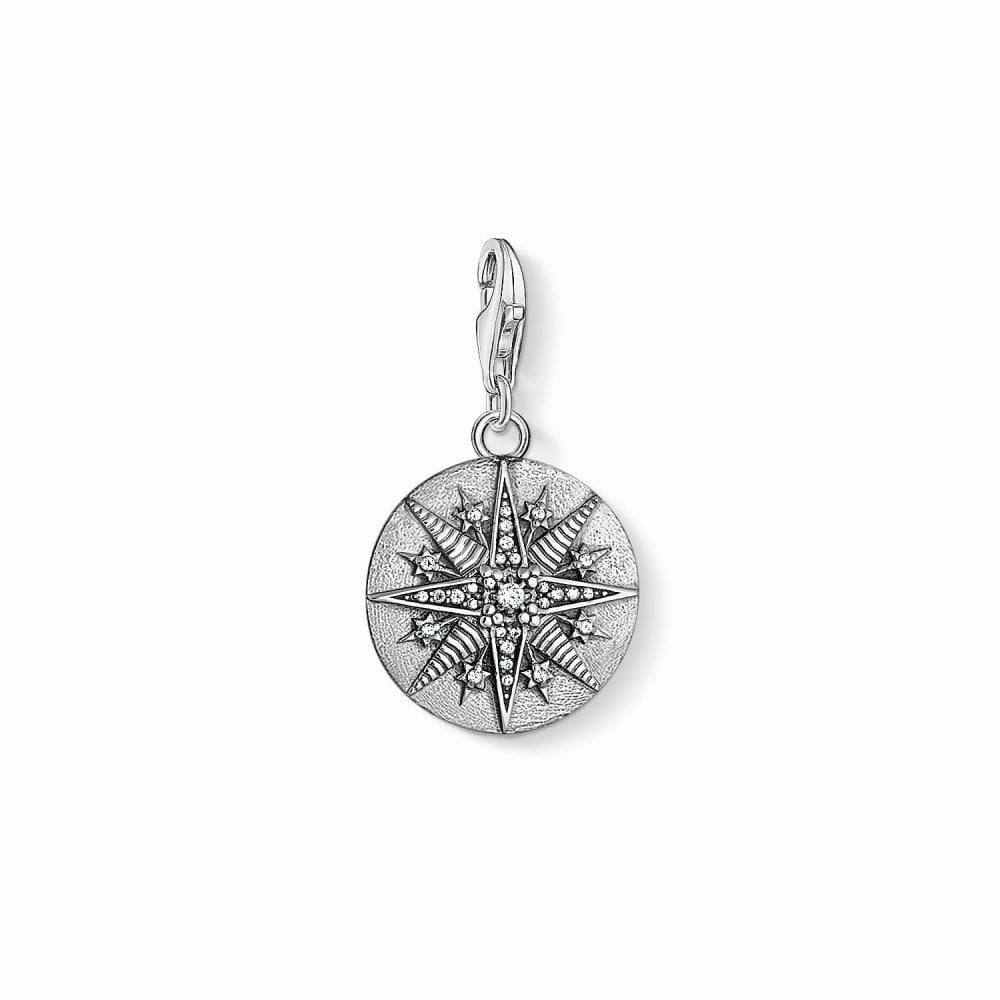 Thomas Sabo Silver Star Coin Pendant Charm