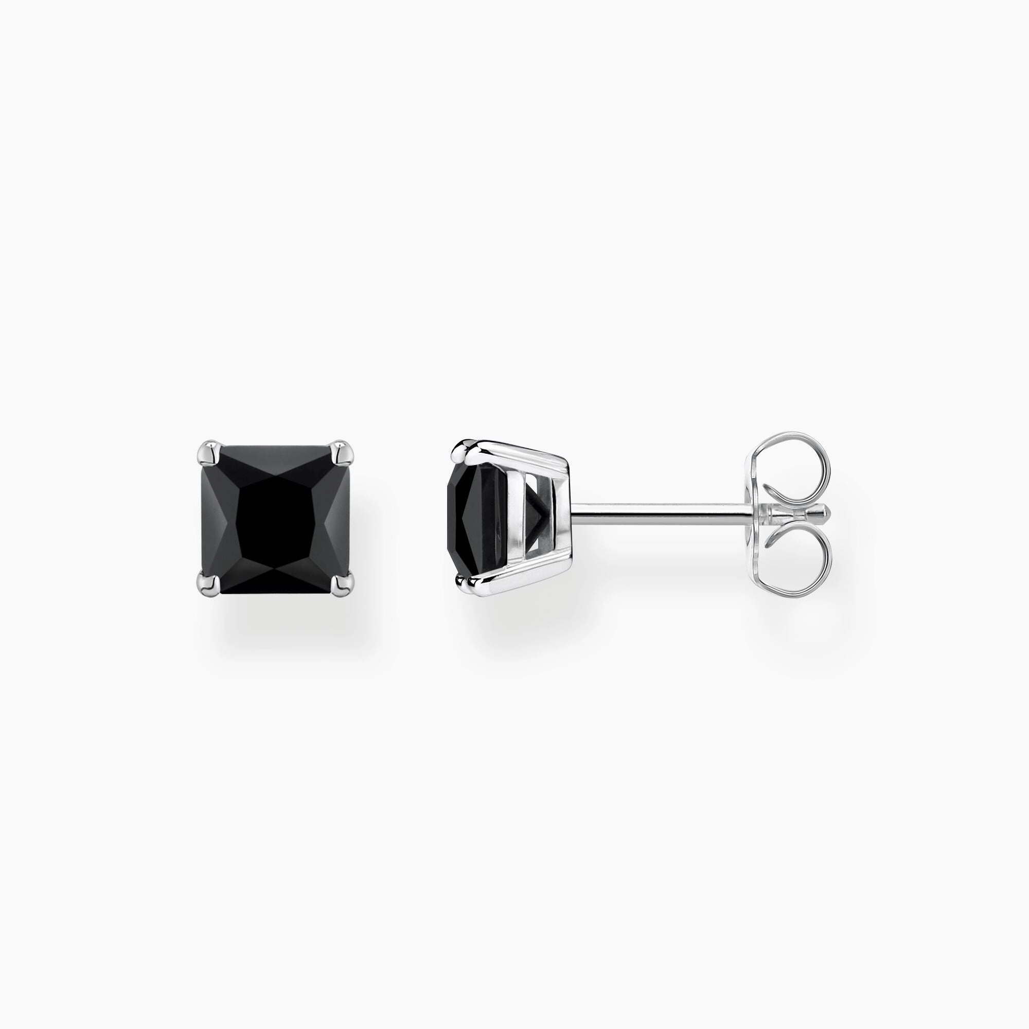 Thomas Sabo Sterling Black Stone Stud Earrings