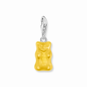 Thomas Sabo Sterling Silver Charm Club Haribo Lemon Yellow Bear Charm