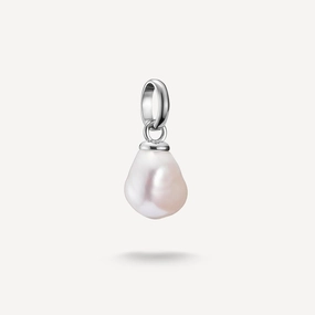 Thomas Sabo Sterling Silver Freshwater Pearl Connect Charm