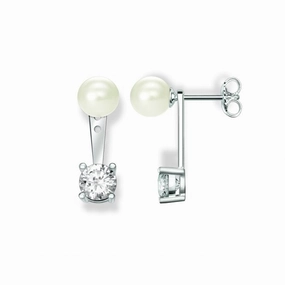 Thomas Sabo Sterling Silver Glam & Soul Pearl Drop Earrings