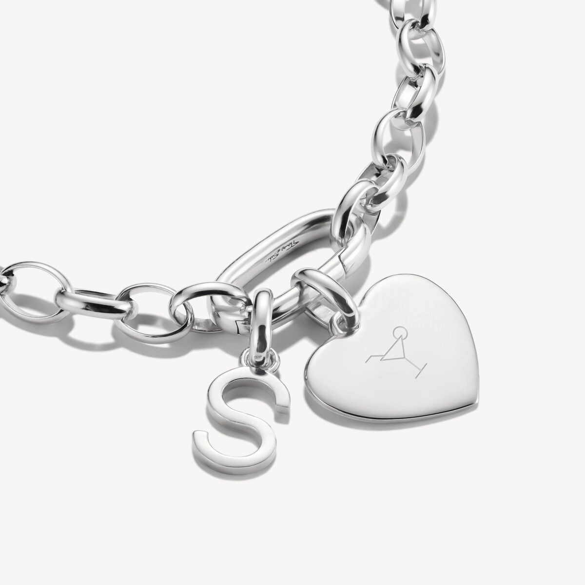 Thomas Sabo Sterling Silver Heart Connect Charm