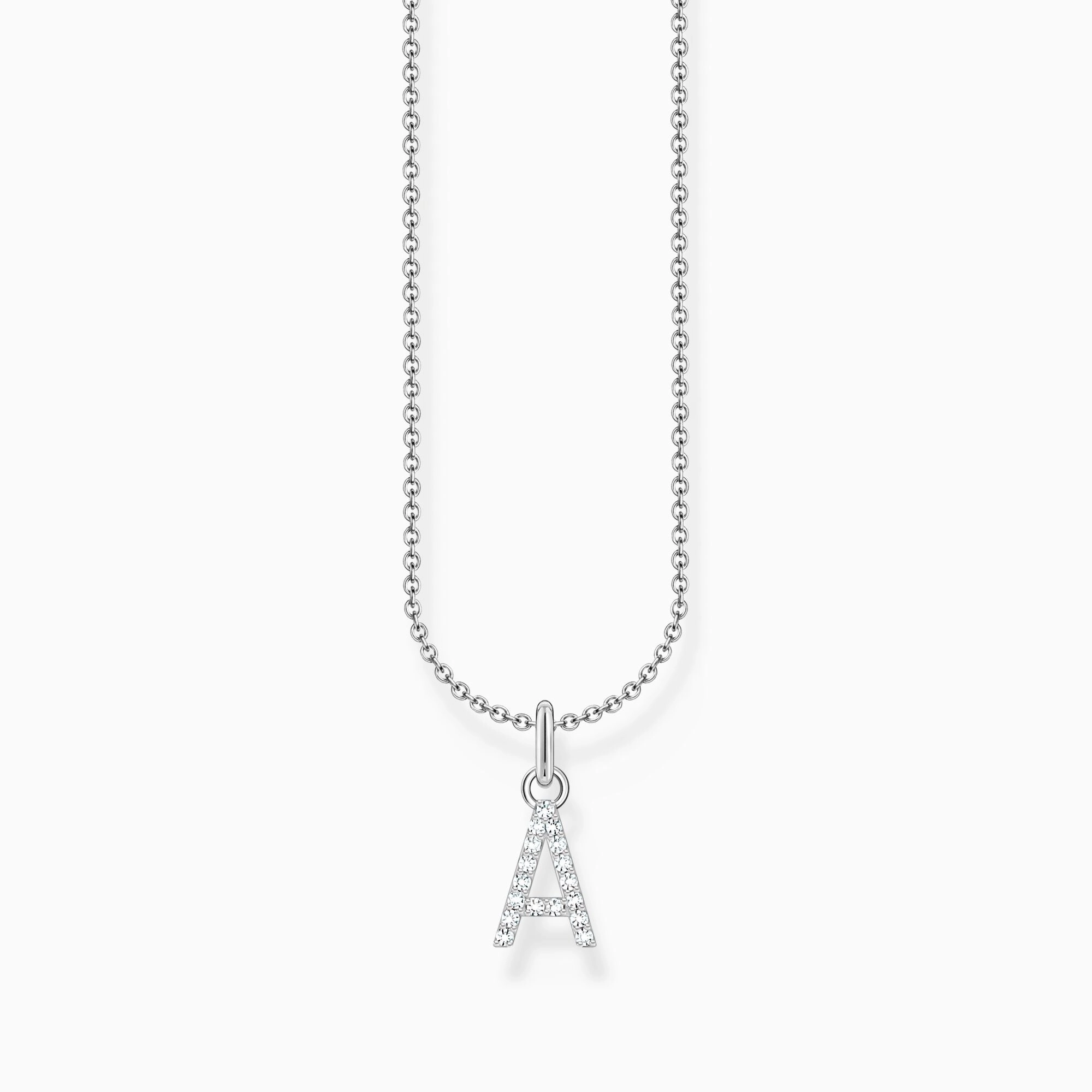 Thomas Sabo Sterling Silver Letter A Necklace